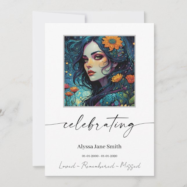 Invitación Celebration Program (Anverso)