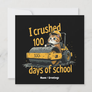 Invitación Celebré 100 Días de Escuela Celebra el Día 100