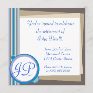Invitación Celebre un retiro