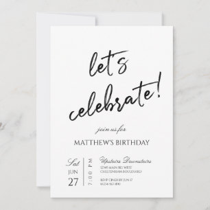 Invitación Celebremos al Fiesta