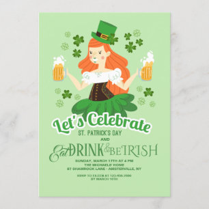 Invitación Celebremos el Día de San Patricio
