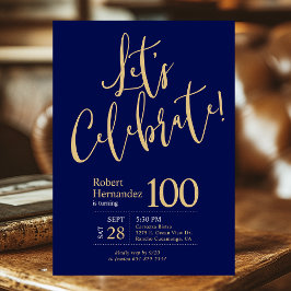 Invitación Celebremos el oro azul de la Marina los cien años