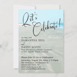 Invitación Celebremos el rizado código QR del agua de Sand Aq