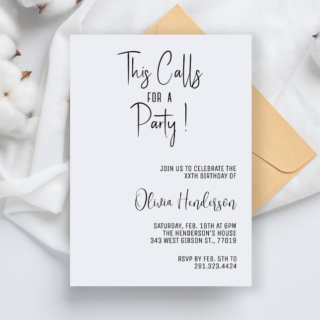 Invitación Celebremos este pedido de cumpleaños Fiesta (Subido por el creador)