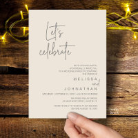 Celebremos, Fiesta de Comida para Elopamiento de B