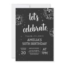 Celebremos la discoteca con el tema negro y blanco