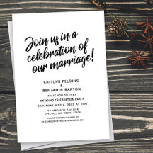 Celebremos Nuestro Matrimonio Guión Recepción de B