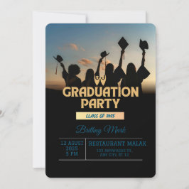 Invitación ¡Celebren el Grad! Partido de Graduación personali
