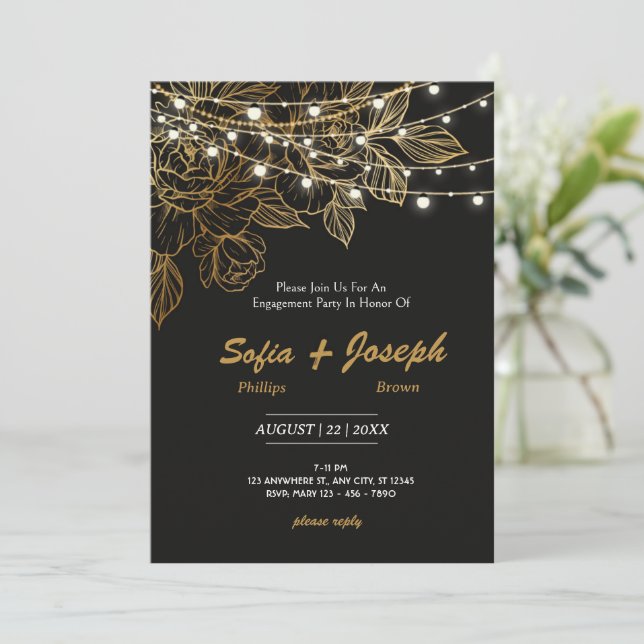 Invitación Célébrer le début d'une nouvelle vie (Anverso de pie)