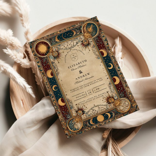 Invitación Celestial Royal Baroque Wedding (Subido por el creador)