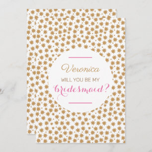 Invitación Celestial Serás Mi Novia Rosa Blanco