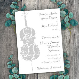 Invitación Cello Recital
