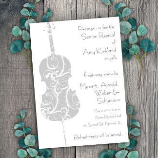 Invitación Cello Recital