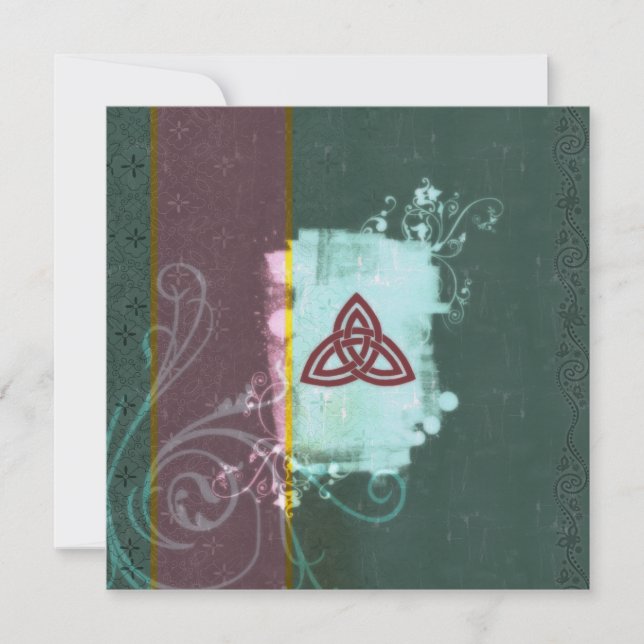 Invitación Celtic Triskel (Anverso)