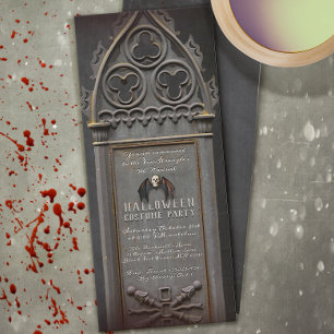 Invitación Cementerio de Halloween