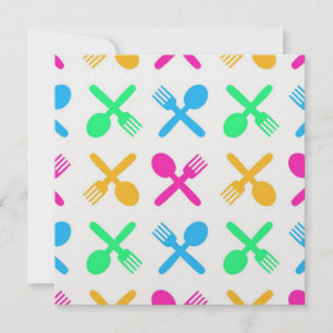 Invitación Cena / Almuerzo / barbacoa - SRF