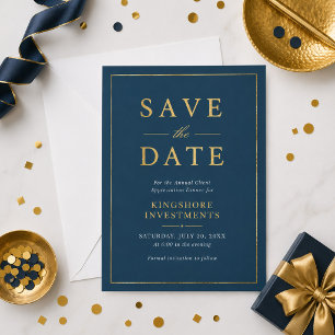 Invitación Cena anual de agradecimiento a los clientes, guard