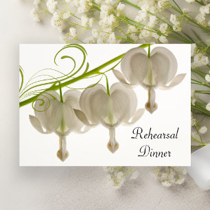 Invitación Cena Boda de ensayo de hemorragia blanca