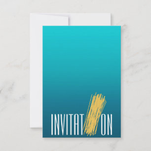 Invitación Cena Cocinando Fiesta Espagueti italiano acuático