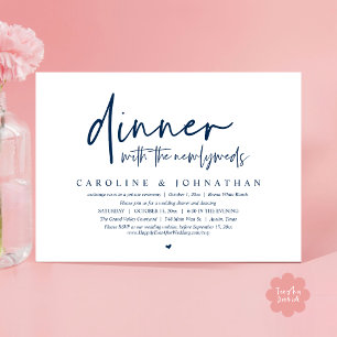 Invitación Cena con los recién casados, Fiesta del Elopement 