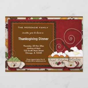 Invitación Cena de Acción de Gracias