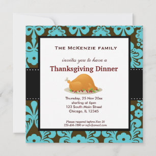 Invitación Cena de Acción de Gracias