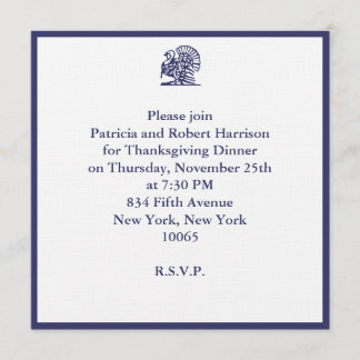 Invitación Cena de Acción de Gracias
