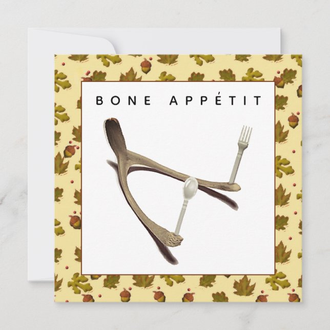 Invitación Cena de Acción de Gracias (Anverso)