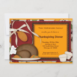 Invitación Cena de Acción de Gracias