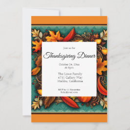 Invitación Cena de Acción de Gracias