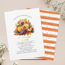 Cena de Acción de Gracias de amigos de otoño de ca