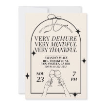 Cena de Acción de Gracias muy devota