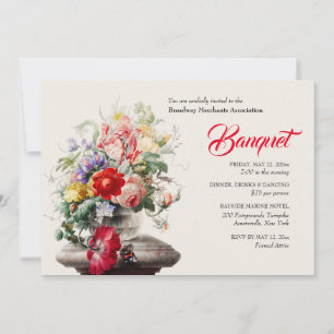 Invitación Cena de Banquetes de la Disposición de Victoria