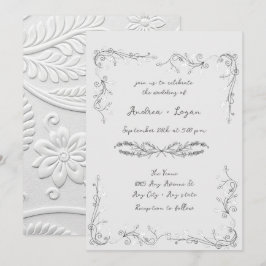 Invitación Cena de Boda Caprichosa