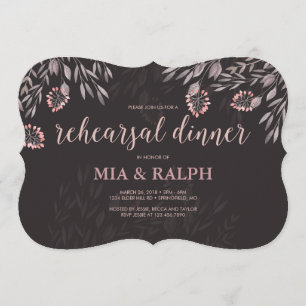 Invitación Cena de Boda soñada en la noche del verano