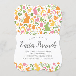Invitación Cena de Brunch de Pascua