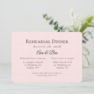 Invitación Cena de caballos florales rosas y azules