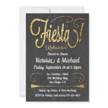 Cena de Chalkboard Mexicana de Fiesta