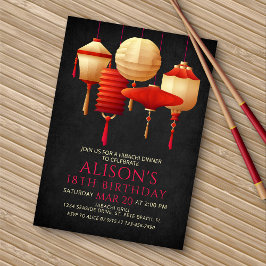 Invitación Cena de cumpleaños de Hibachi