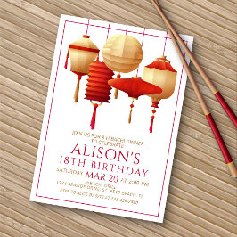 Invitación Cena de cumpleaños de Hibachi