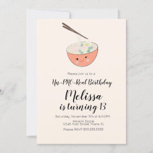 Invitación Cena de cumpleaños Pho Oriental Restaurante Fiesta