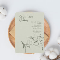 Cena de cumpleaños verde para Fiesta de cumpleaños