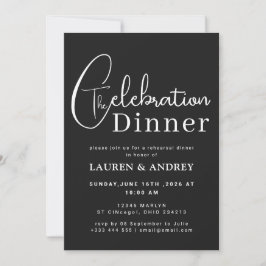 Invitación Cena de Ensayo