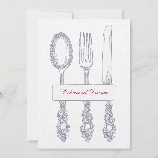 Invitación Cena de ensayo (Anverso)