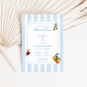 Invitación Cena de ensayo de boda Amalfi Dolce Vita Italia