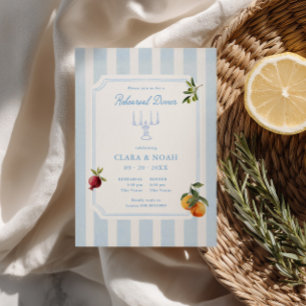 Invitación Cena de ensayo de boda Amalfi Dolce Vita Italia