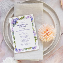 Cena de Ensayo de Boda con Elegantes Hortensias Mo