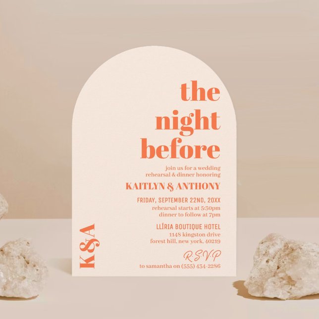 Invitación Cena de ensayo de Boda de Charm Retro Nostálgico (Subido por el creador)