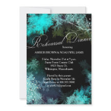 Cena de ensayo de Boda forestal nocturno