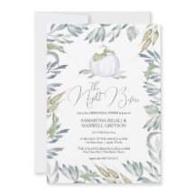 Cena de ensayo de caída de calabaza blanca